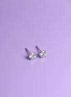 Brinco Zircônia Cristal