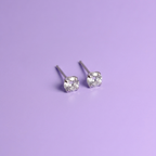 Brinco Zircônia Cristal