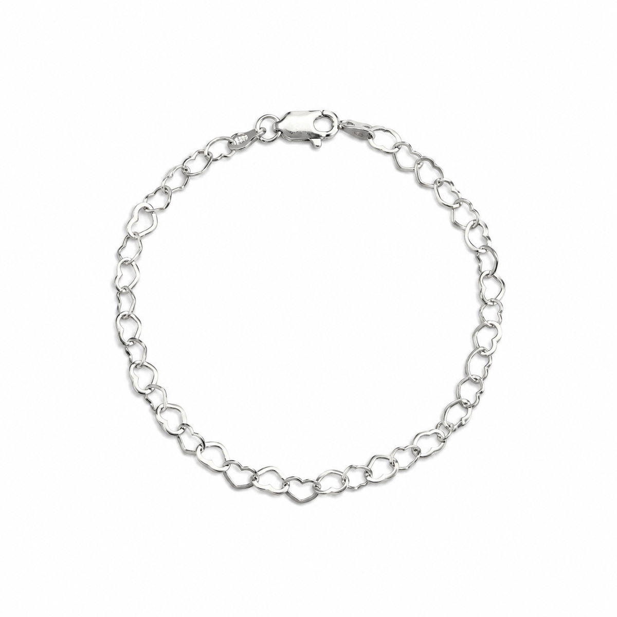 Pulseira Coração Vazado