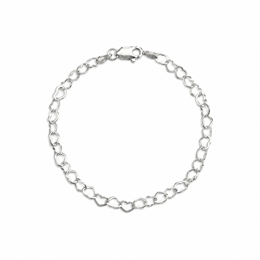Pulseira Coração Vazado