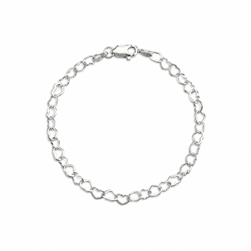 Pulseira Coração Vazado